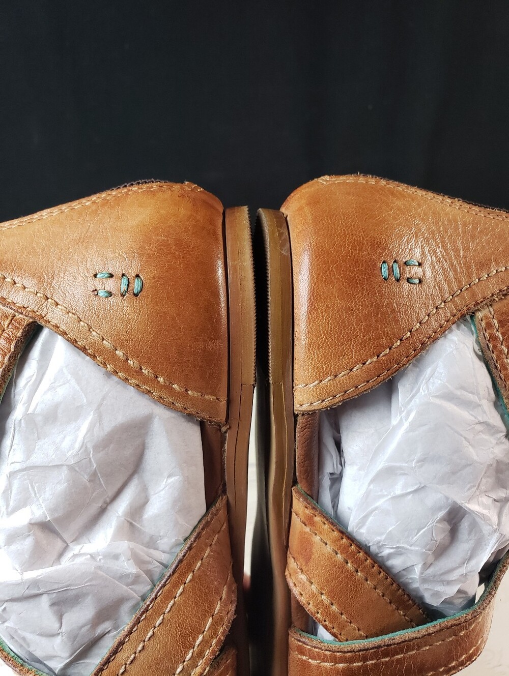 Roan by Bed Stu 'Royalty' Leather Roman Sandals in Pecan - Women's size 9 - Picture 13 of 16
